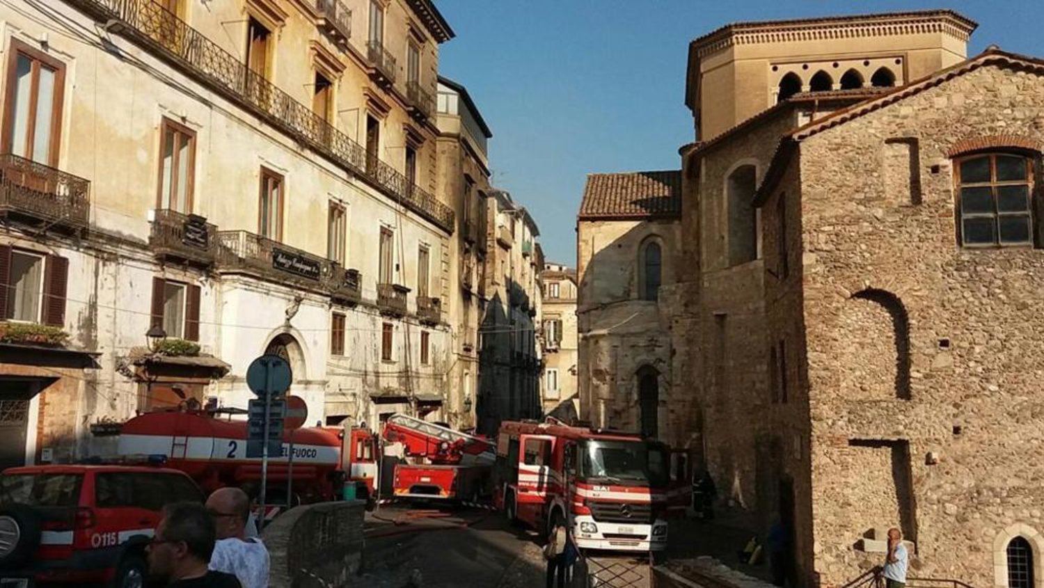 Three people were killed and priceless original Renaissance manuscripts were destroyed in a fire broke in a historical building in the southern Italian city of Cosenza. (ANSA)