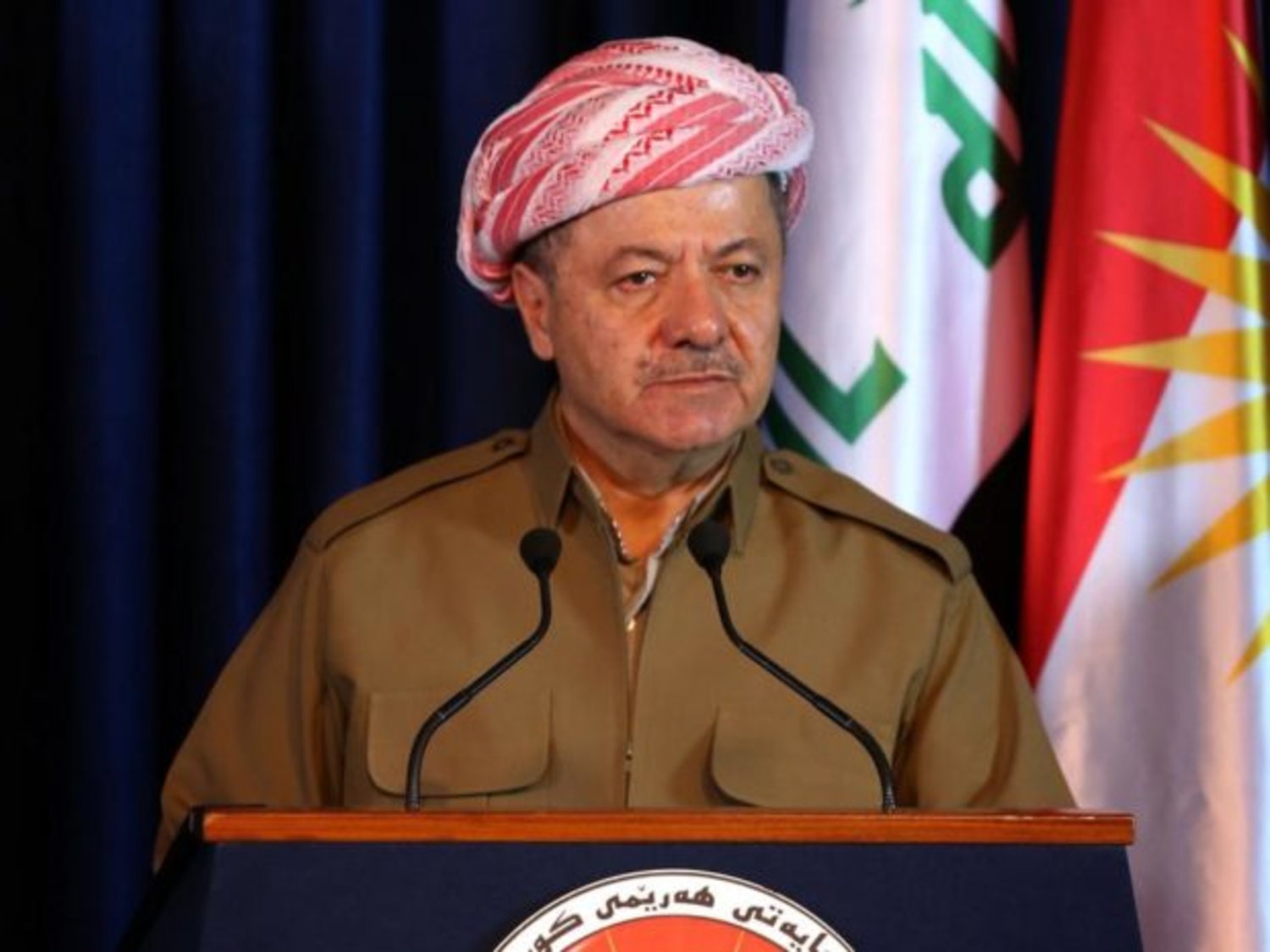 President of Iraqi Kurdistan Masoud Barzani. (AFP)
