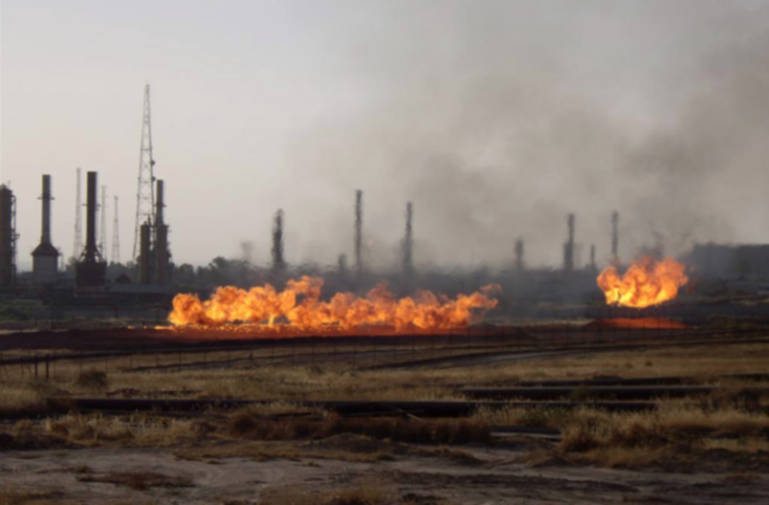 An oilfield outside Kirkuk. AFP photo