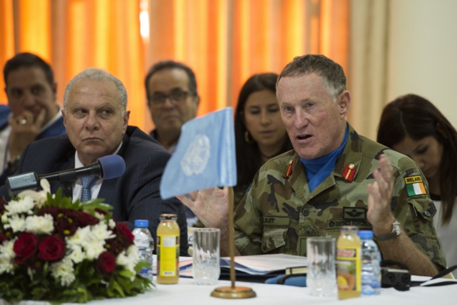 UNIFIL Head of Mission and Force Commander Major General Michael Beary. UNIFIL photo