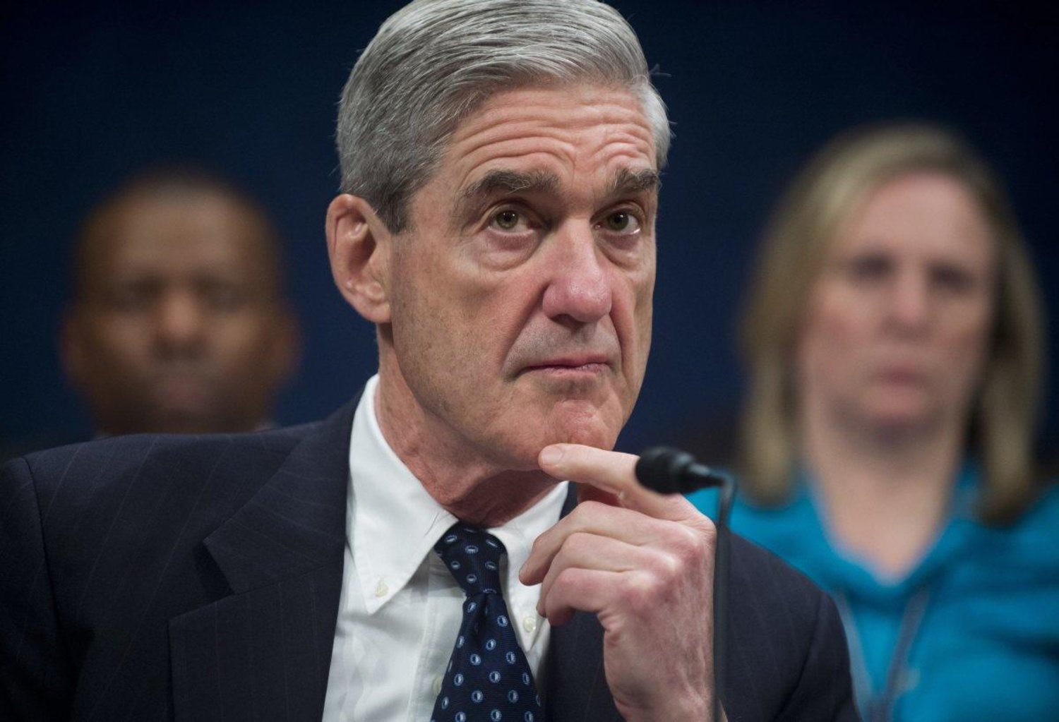A federal grand jury in D.C. approved the first round of charges in special counsel Robert Mueller’s ongoing probe into Russia's meddling over the 2016 election. (SAUL LOEB/AFP/GETTY IMAGES)

