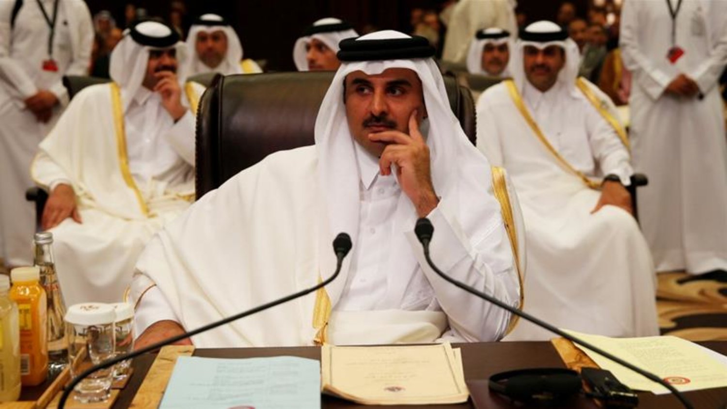 Qatar’s Emir Tamim bin Hamad Al Thani. (Reuters)