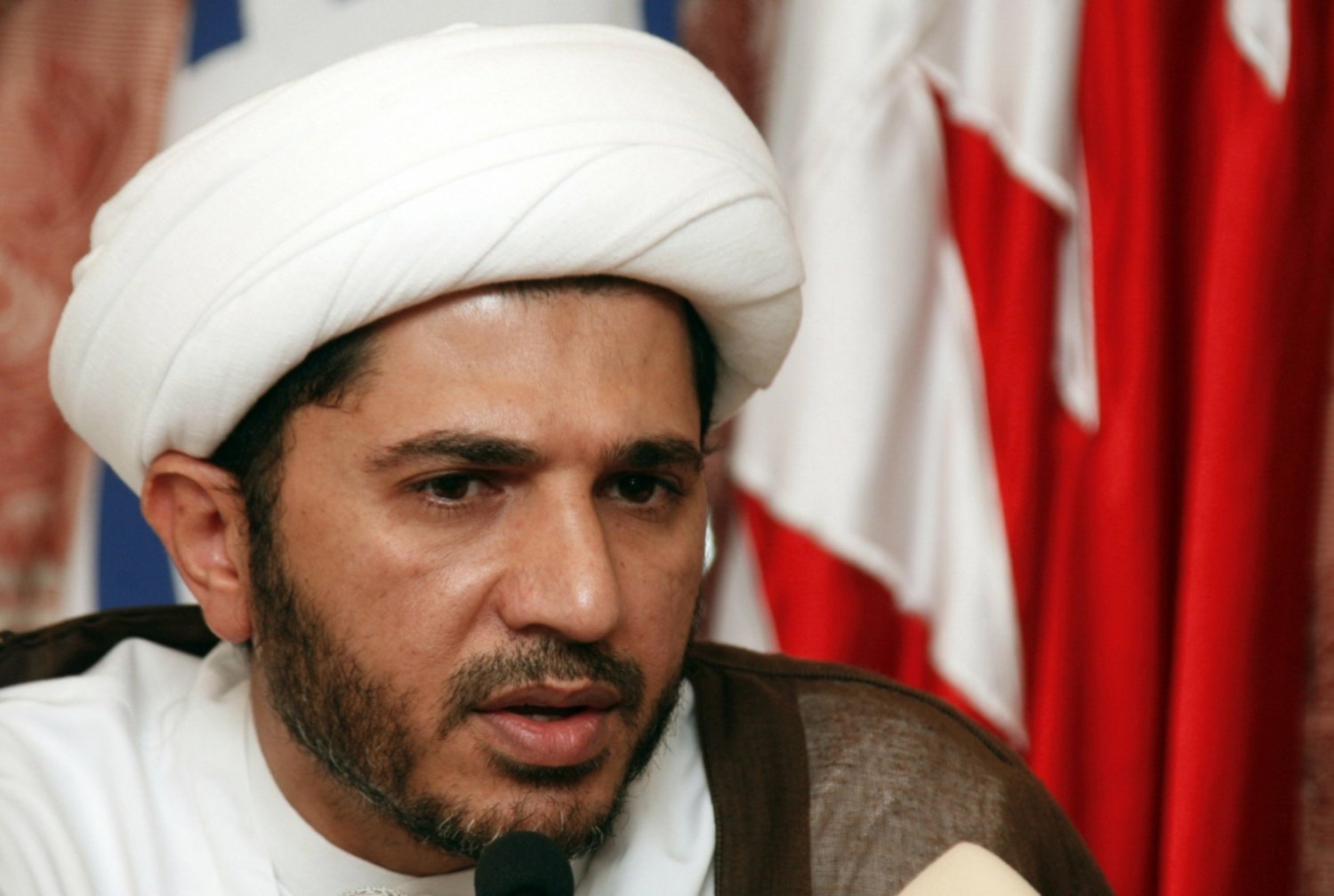 Ali Salman, Sec-Gen of dissolved al-Wefaq, April 12, 2009. (File Photo/Reuters)
