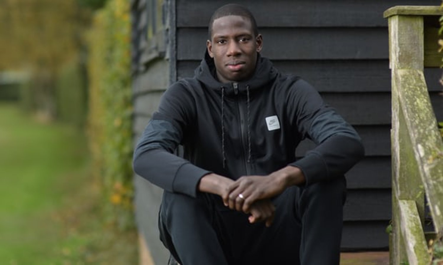  Abdoulaye Doucouré’s footballing determination was apparent from a young age, when he lobbied for more facilities in his Paris suburb. Photograph: Christian Sinibaldi/Christian Sinibaldi for the Guardian
