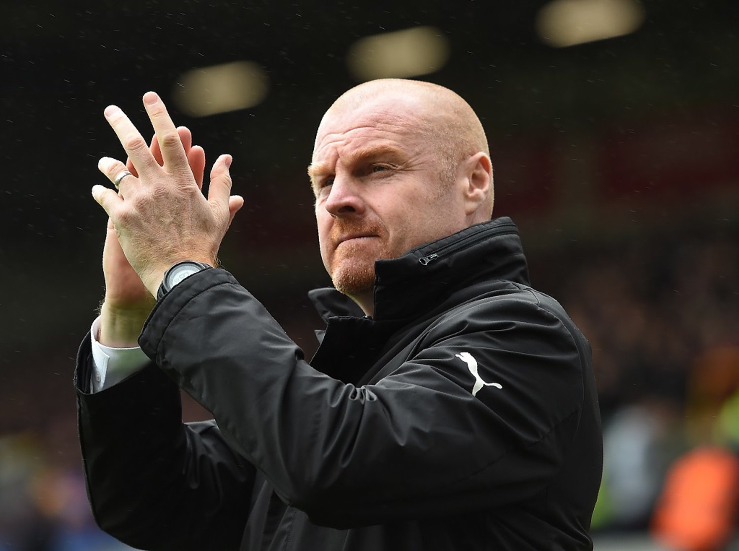 Burnley manager Sean Dyche. (AFP)