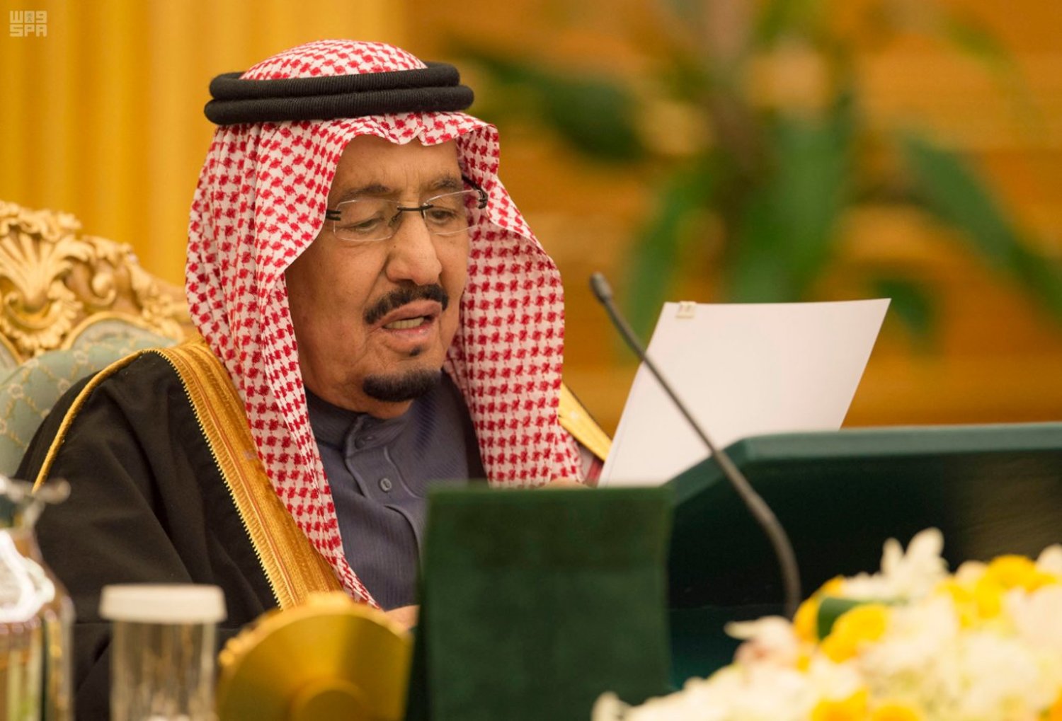 Custodian of the Two Holy Mosques King Salman bin Abdulaziz announced a record state budget for 2018. (SPA)