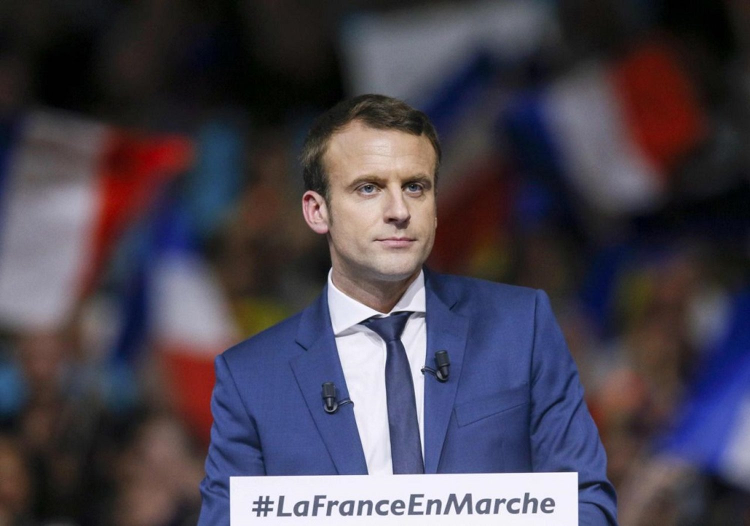 French President Emmanuel Macron. (Reuters)