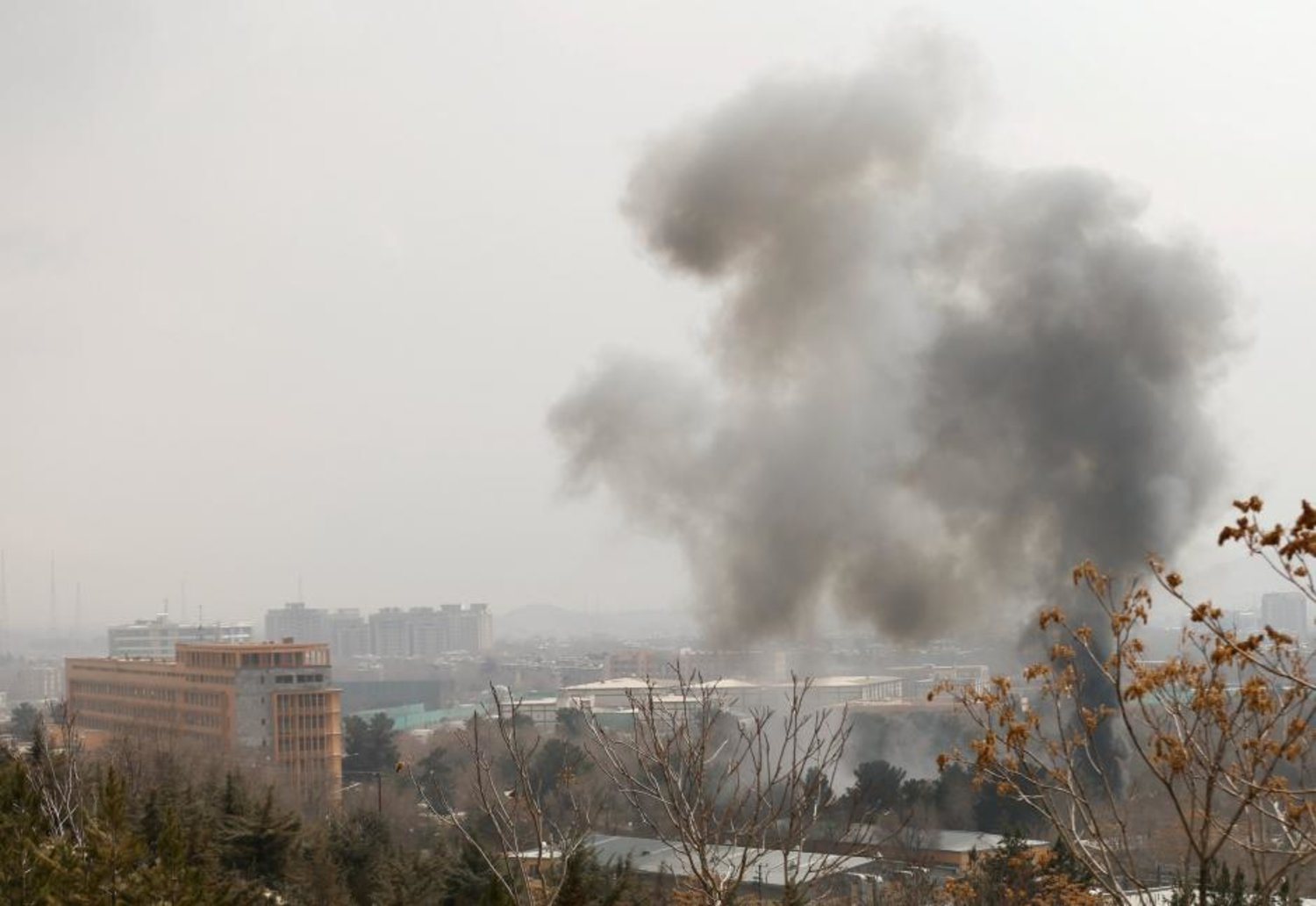 At least five people were killed on Monday in a suicide attack in the Afghan capital Kabul. (Reuters)