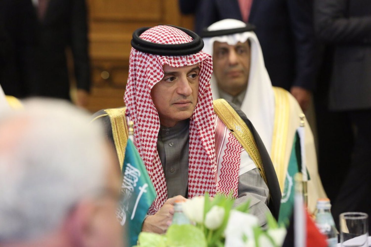 Saudi FM Adel al-Jubeir attends the Arab ministerial meeting on Jerusalem. SPA photo