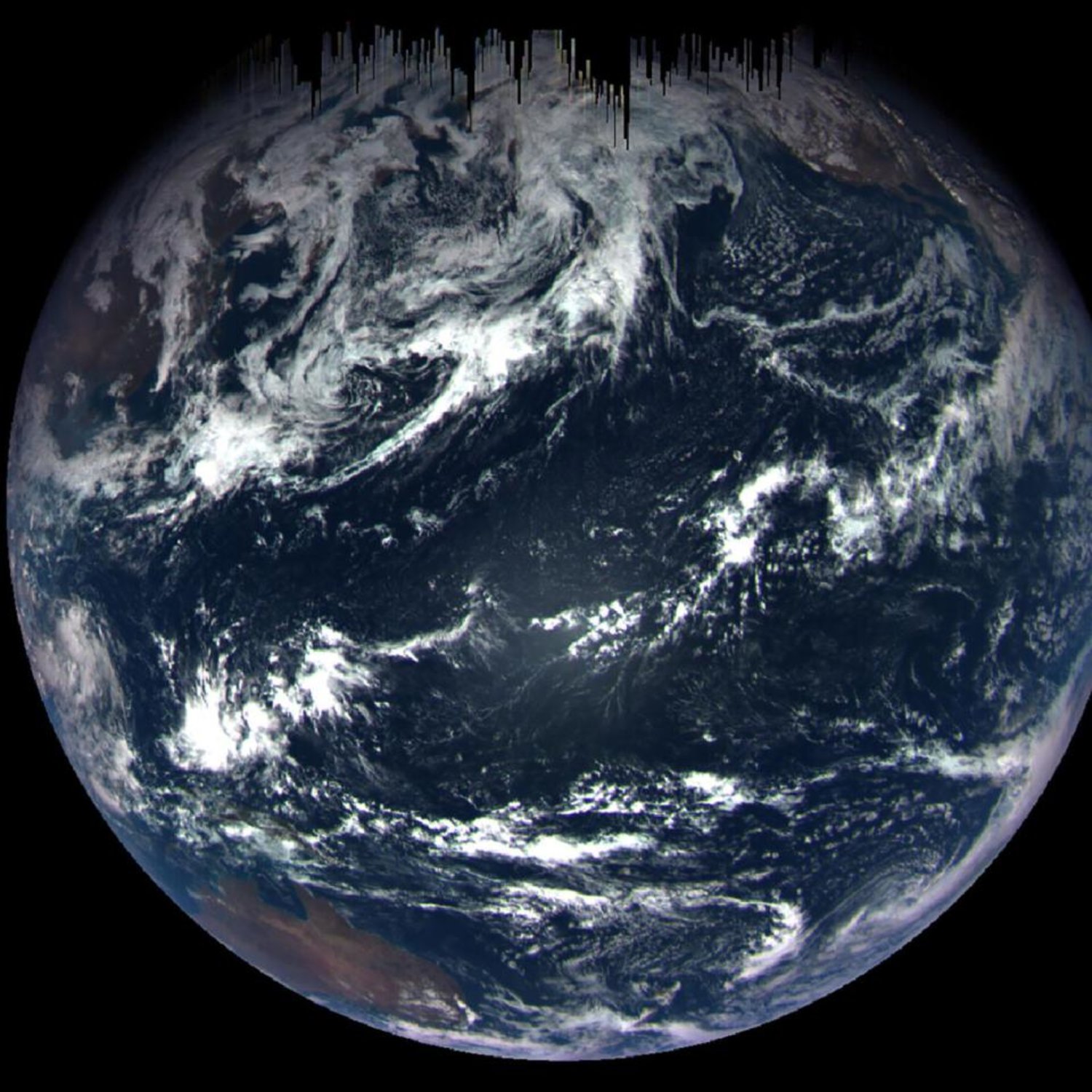 A picture of Earth taken by the MapCam camera on the Nasa OSIRIS-REx spacecraft/ AFP or LICENSORS