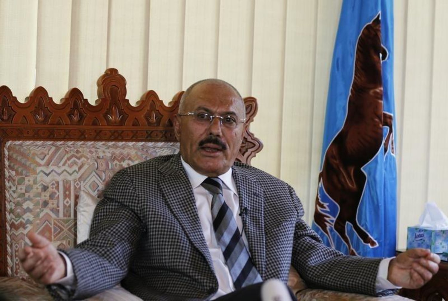 Yemen's former President Ali Abdullah Saleh. (Reuters)