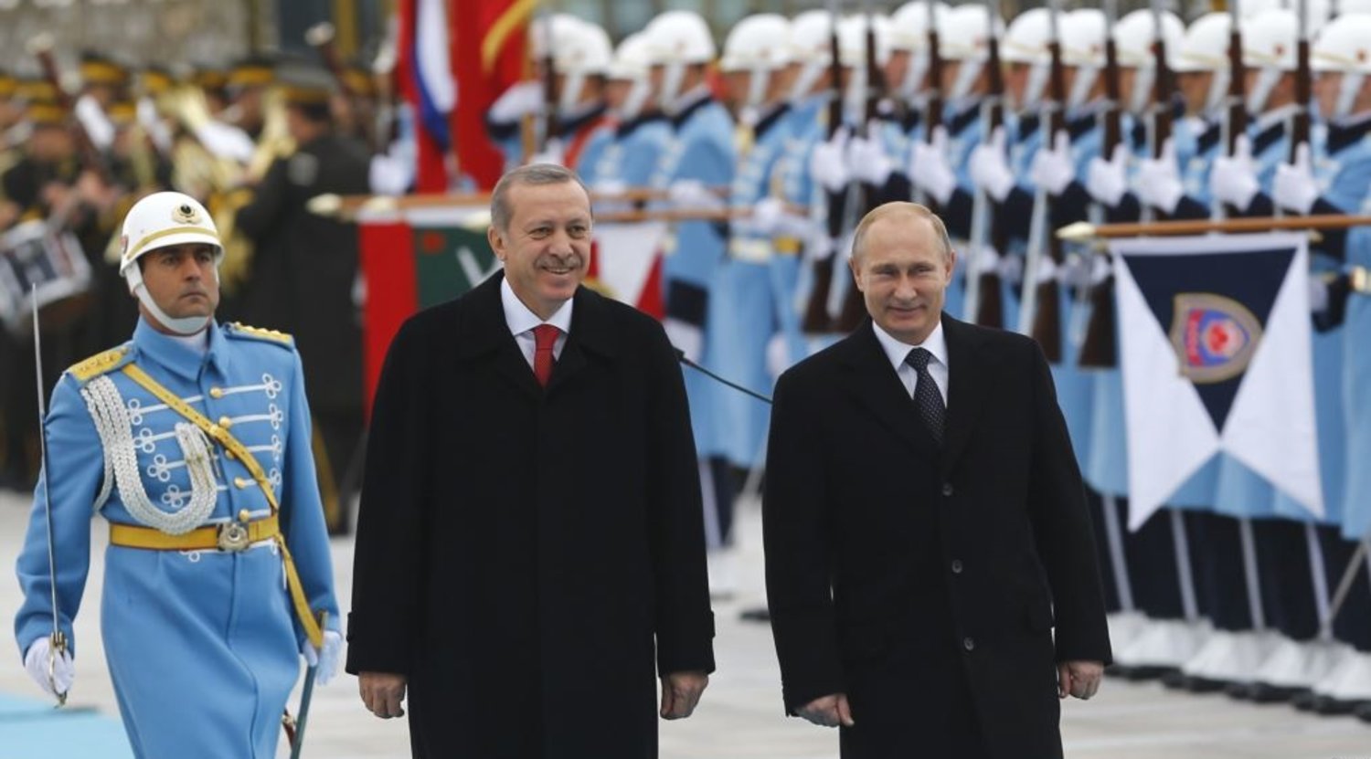 Russian President Vladimir Putin and his Turkish counterpart Recep Tayyip Erdogan voiced their satisfaction with the Sochi Syria congress.(Reuters)