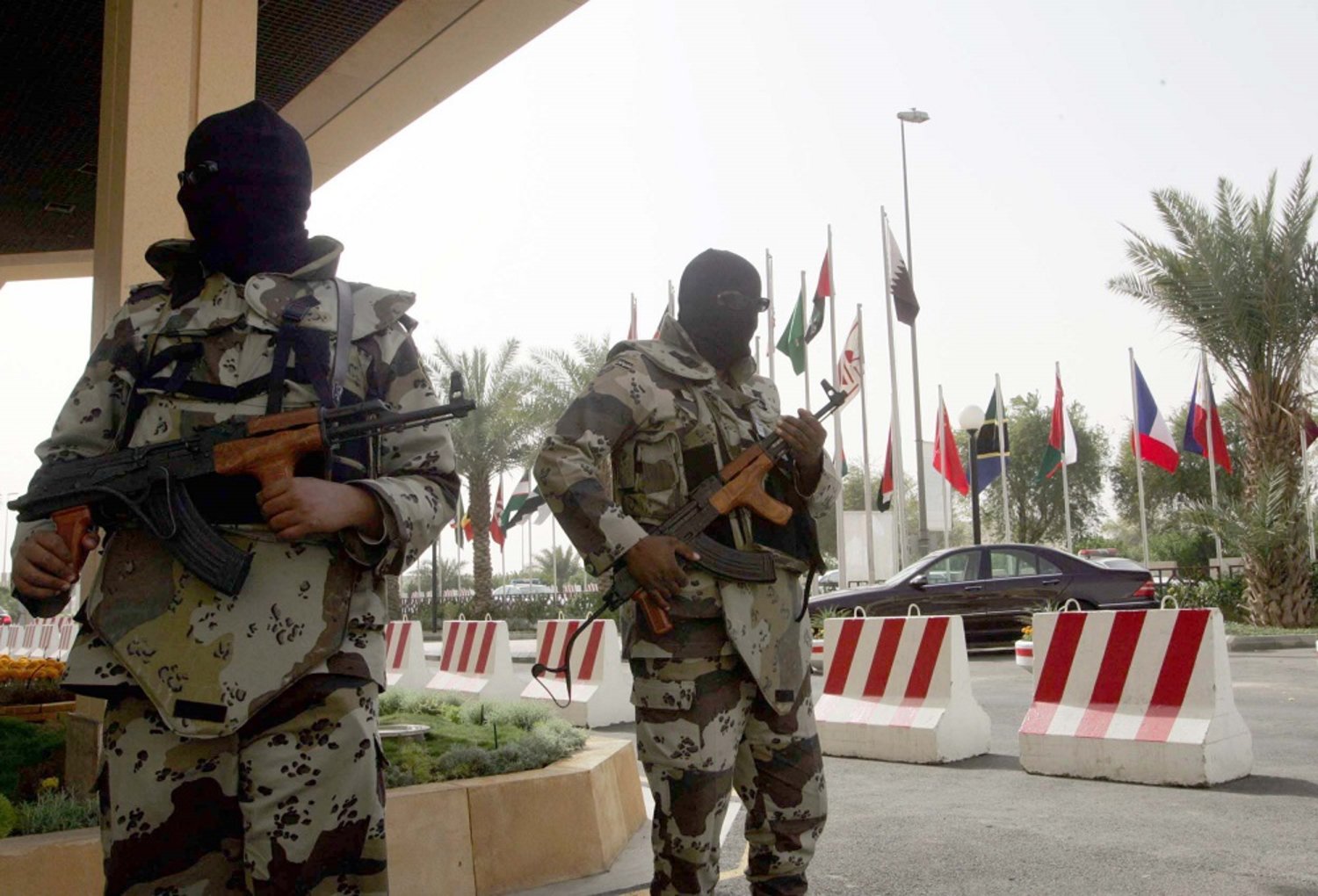 Saudi security forces in Riyadh. (Reuters)