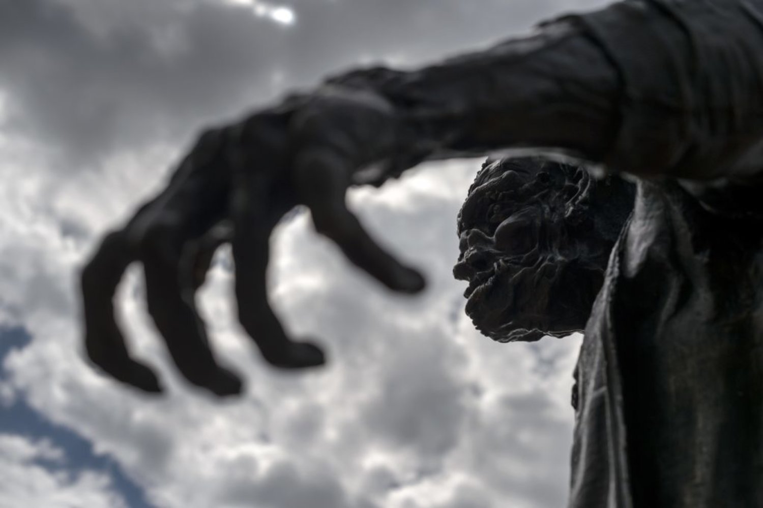 A statue of Frankenstein's monster in Geneva. (AFP)