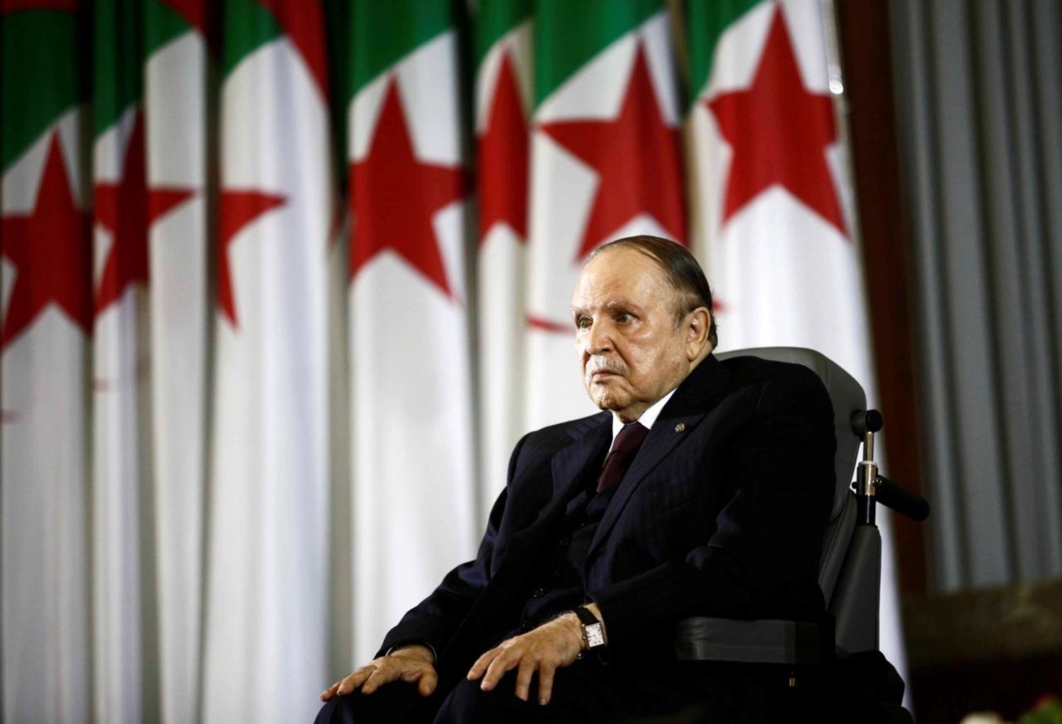 Algeiran President Abdelaziz Bouteflika during a swearing-in ceremony in Algiers April 28, 2014. REUTERS/Ramzi Boudina/File Photo