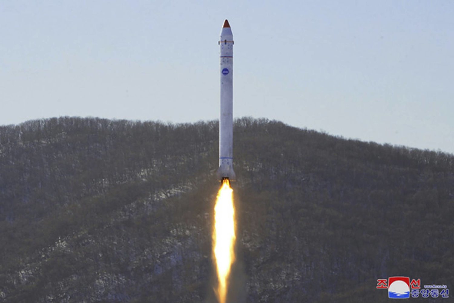 FILE - This photo provided by the North Korean government shows what it says is a test of a rocket with the test satellite at the Sohae Satellite Launching Ground in North Korea on Dec. 18, 2022. (Korean Central News Agency/Korea News Service via AP, File)
