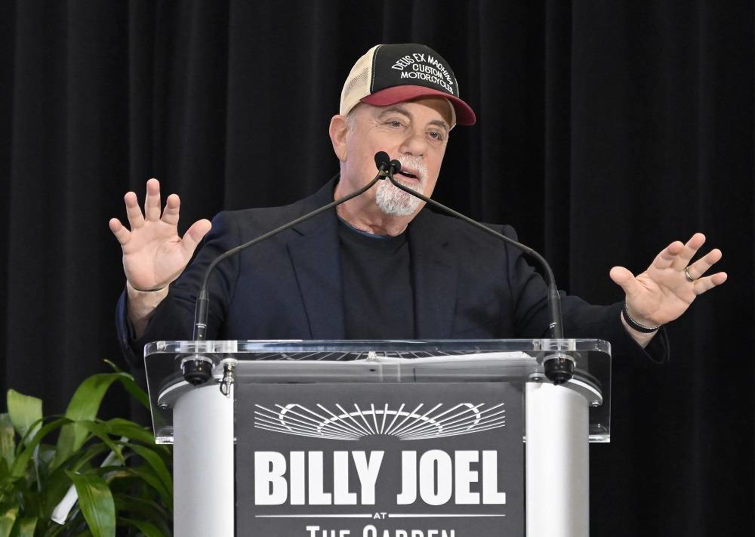 Billy Joel speaks at a news conference at Madison Square Garden on Thursday, June 1, 2023, in New York, to announce his MSG residency will end after July 2024. (AP) 