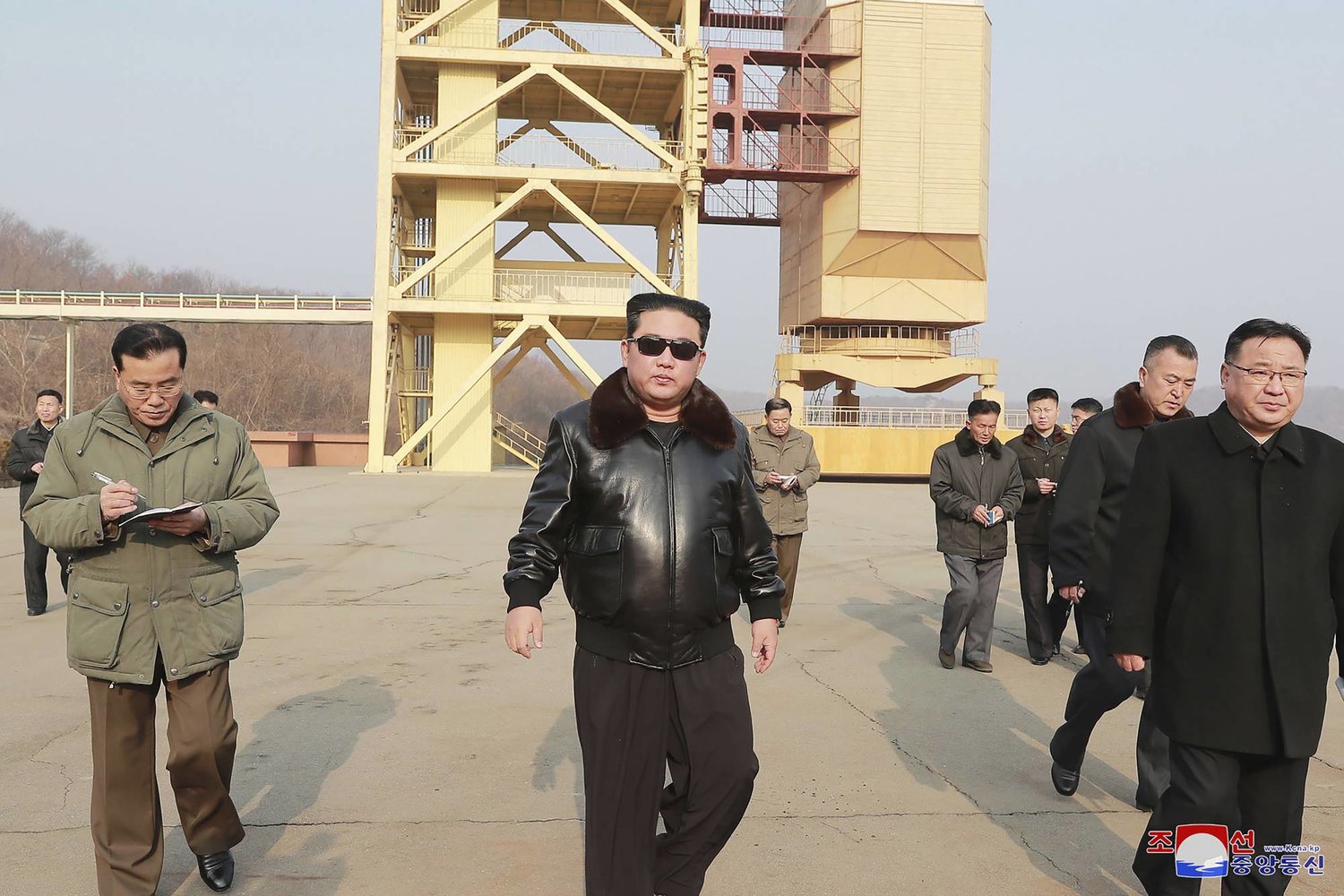 FILE - In this undated photo provided by the North Korean government on March 11, 2022, North Korean leader Kim Jong Un visits the Sohae Satellite Launching Ground in Tongchang-ri, North Korea. (Korean Central News Agency/Korea News Service via AP, File)
 