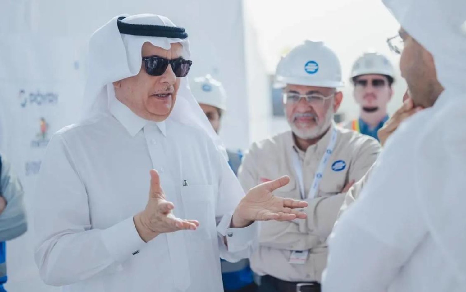 Al-Fadhli inspected the stages of the project that utilizes alternative energy. SPA