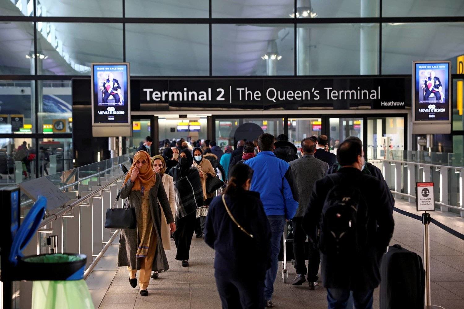 Travelers are seen at Heathrow Airport. Reuters file photo
