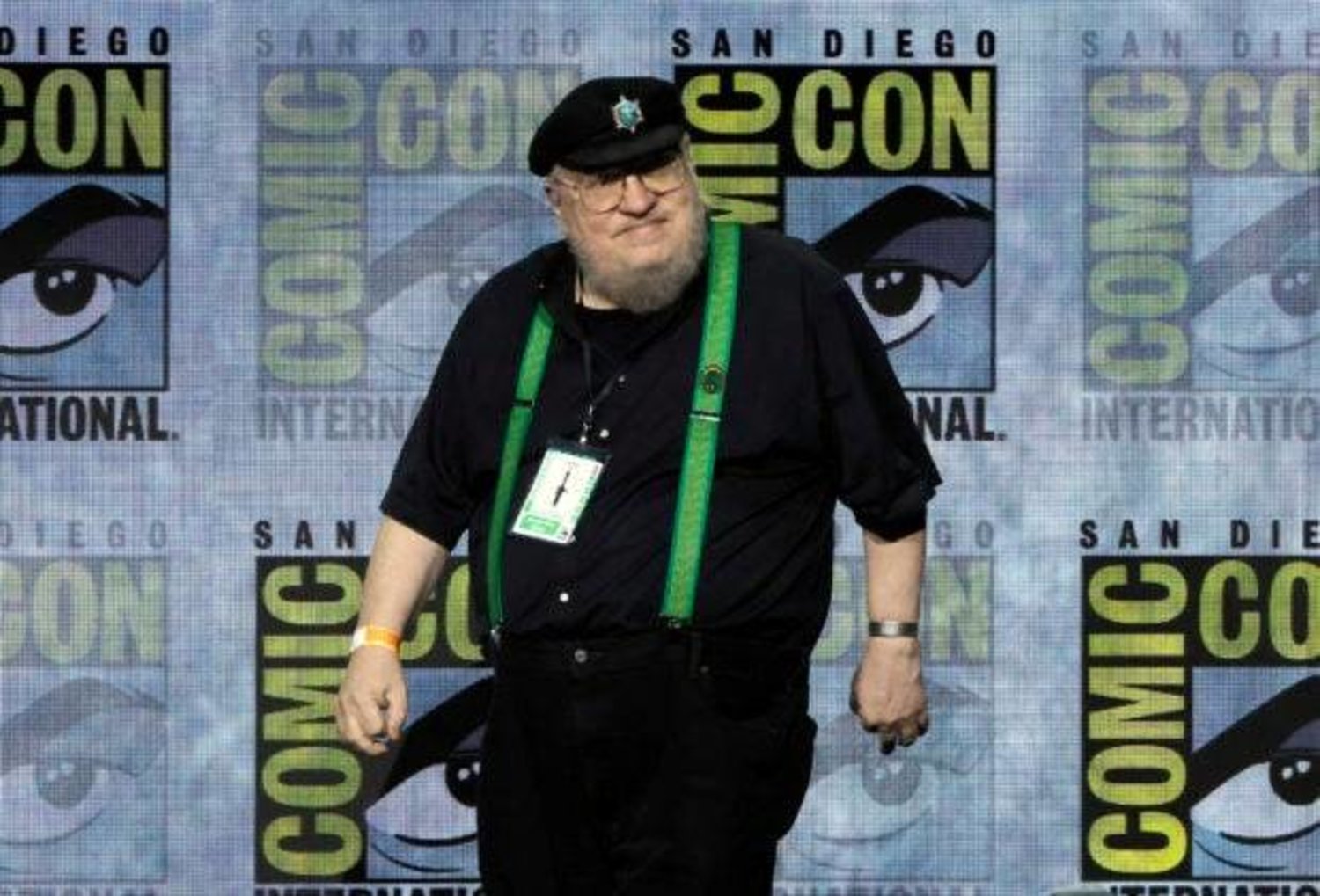 George R.R. Martin speaks onstage at the “House of the Dragon” panel during 2022 Comic Con International: San Diego at San Diego Convention Center on July 23, 2022 in San Diego, California. Image: Getty Images/Kevin Winter via AFP