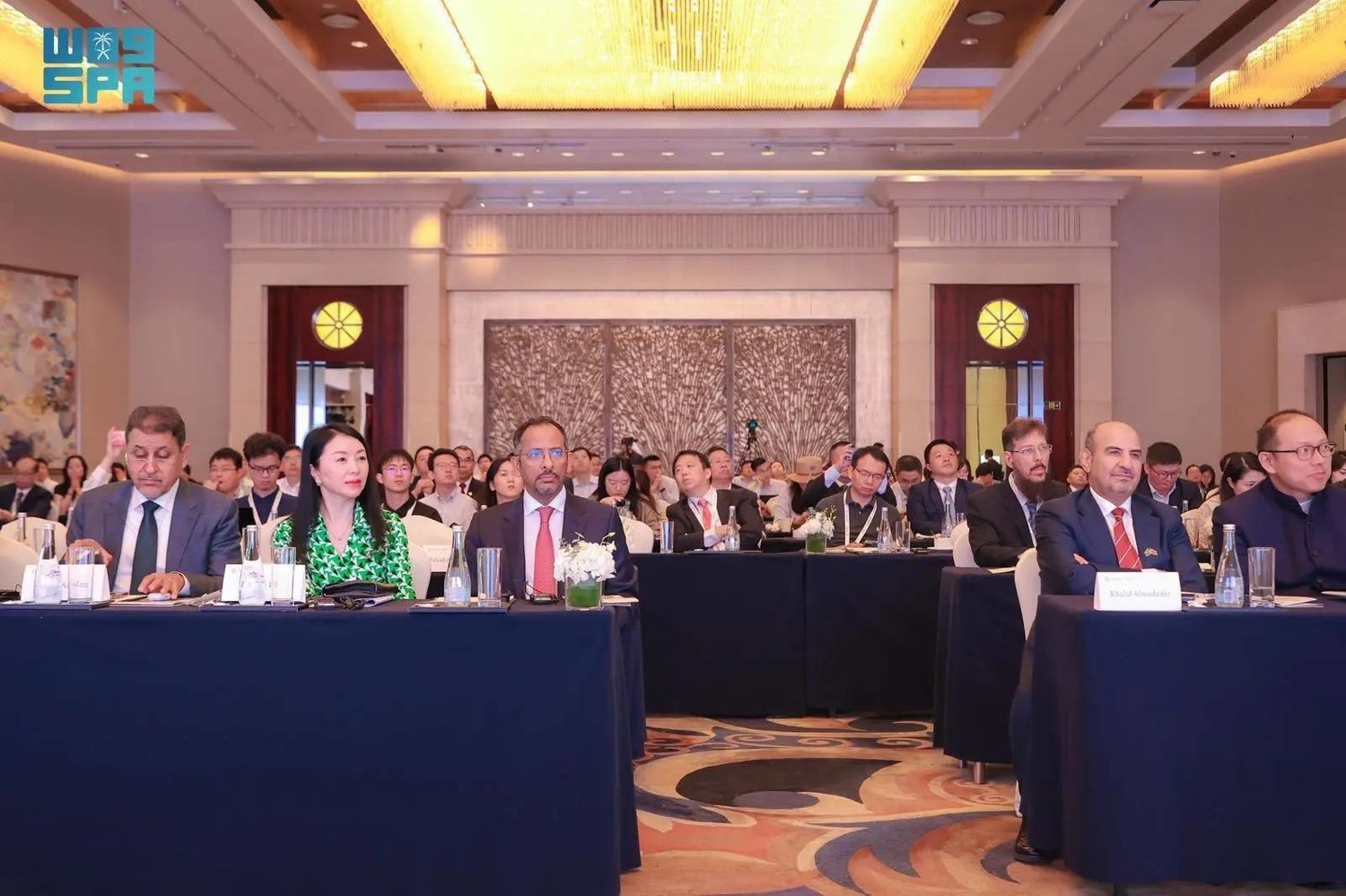 Saudi Minister of Industry and Mineral Resources Bandar Ibrahim Alkhorayef met with Chinese investors in Shanghai.