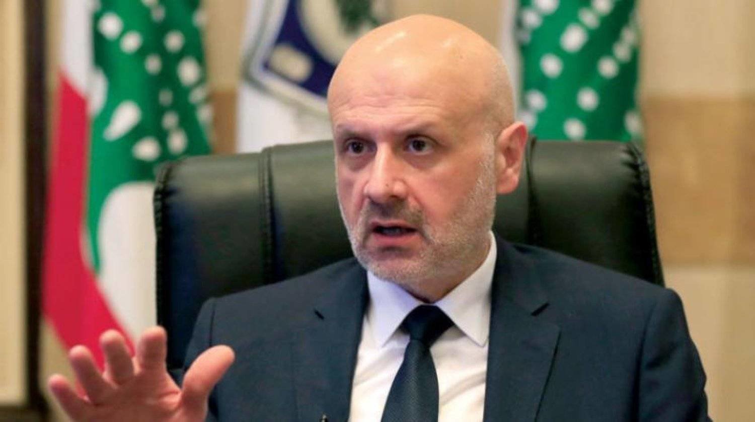 Lebanon’s caretaker Interior Minister Bassam Mawlawi. (AP)