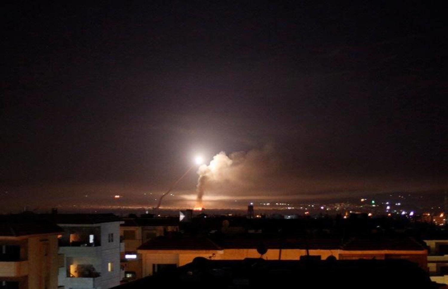 Israeli previous strike on Syria (File- Reuters)

