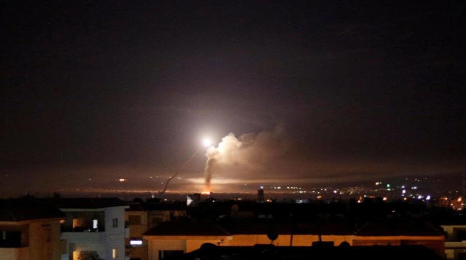 Syria intercepted Israeli missiles over the capital Damascus and its southern suburbs. Reuters file photo
