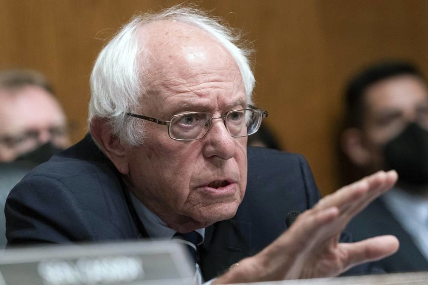 Sen. Bernie Sanders, I-Vt., speaks during a hearing on Capitol Hill in Washington, Thursday, June 8, 2023. (AP)