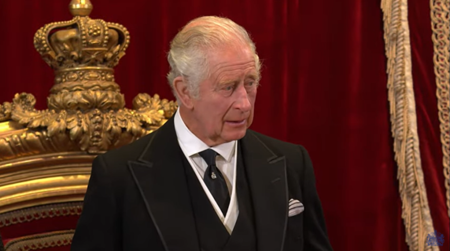 File photo: King Charles III makes a personal declaration at the historic ceremony

