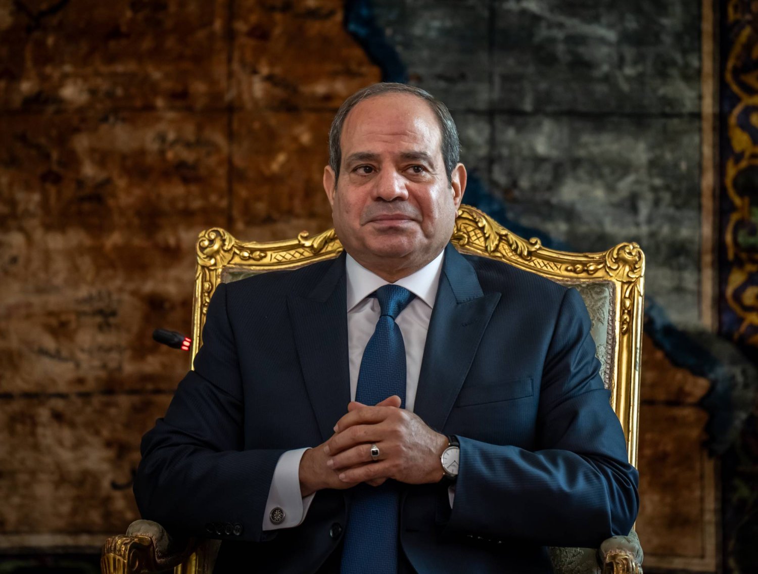 FILED - 18 October 2023, Egypt, Cairo: President of Egypt Abdul Fattah al-Sisi is pictured in Cairo. Photo: Michael Kappeler/dpa Pool/dpa