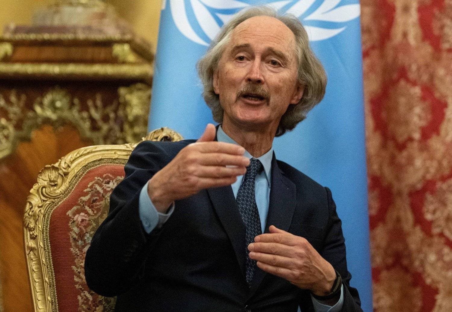 UN Special Envoy for Syria Geir Pedersen (Reuters/File)