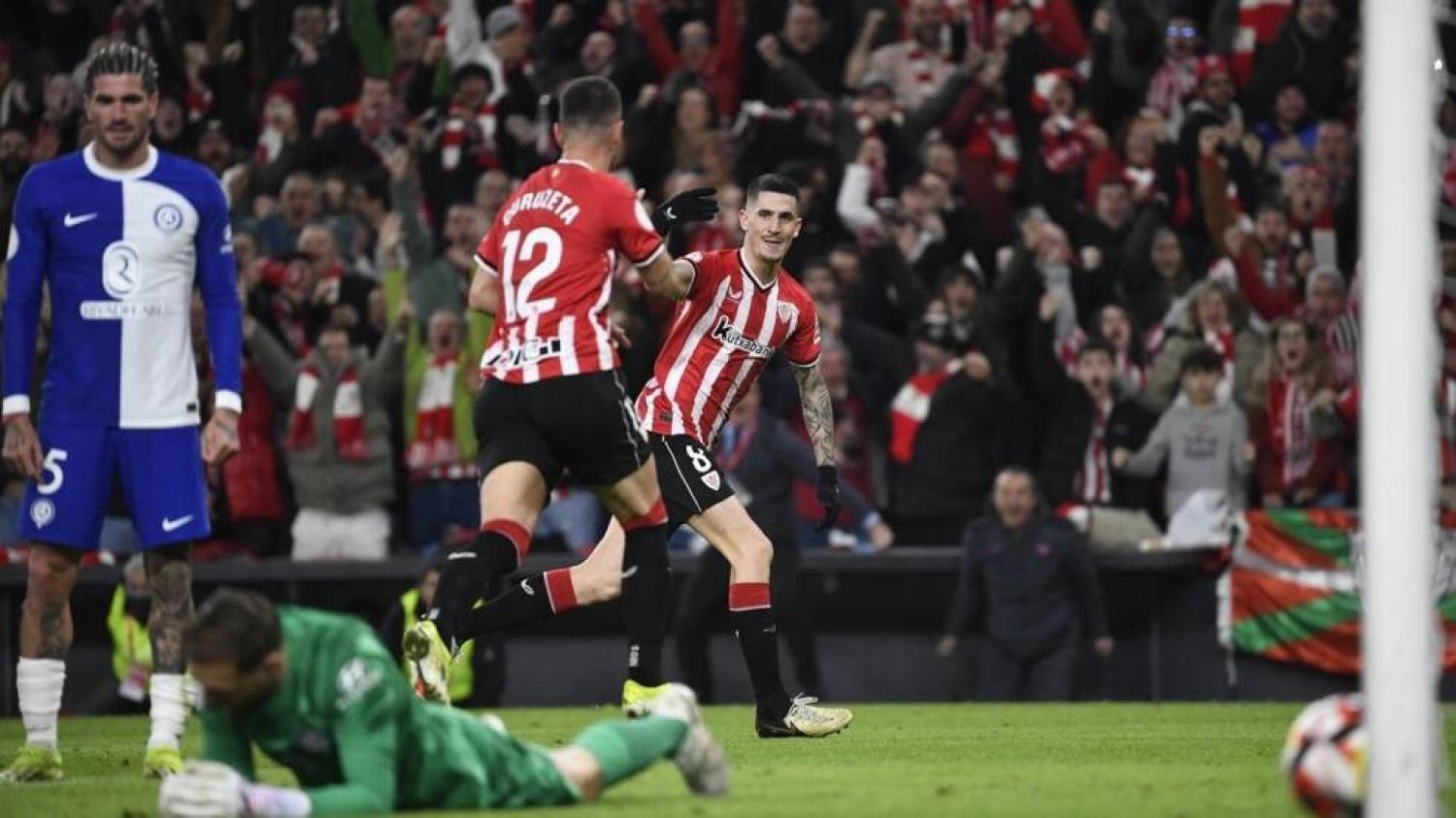 Athletic Bilbao knocked Atletico Madrid out of the Copa del Rey in the semi-finals and have beaten them three times this season. Ander Gillenea / AFP
