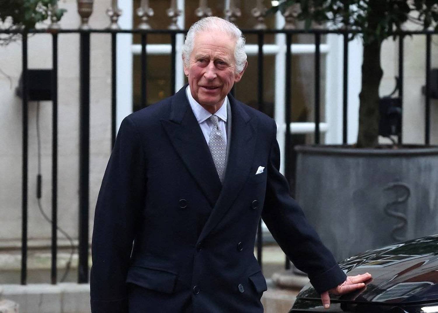 File photo: Britain's King Charles leaves the London Clinic after receiving treatment for an enlarged prostate, in London, Britain January 29, 2024. (Reuters)
