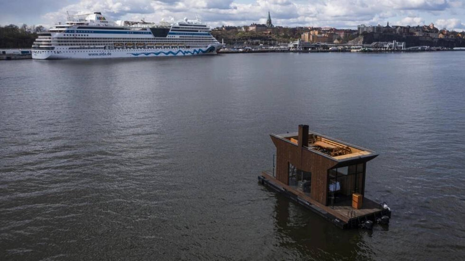 In Sweden and Finland, some unusual saunas have been built in recent years. Jonathan NACKSTRAND / AFP

