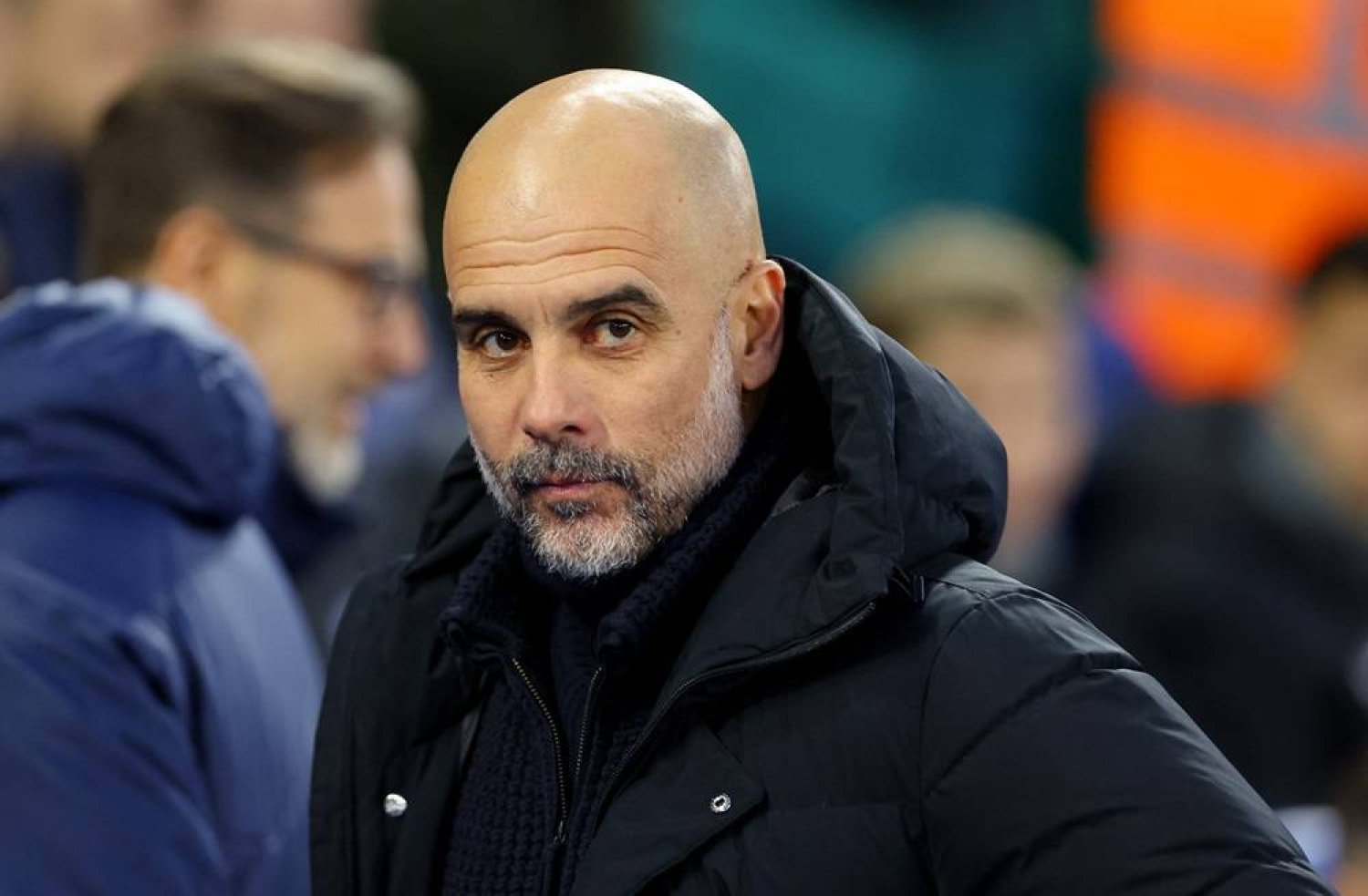 Football - Premier League - Brighton & Hove Albion v Manchester City - The American Express Community Stadium, Brighton, Britain - April 25, 2024 Manchester City manager Pep Guardiola before the match. (Reuters)