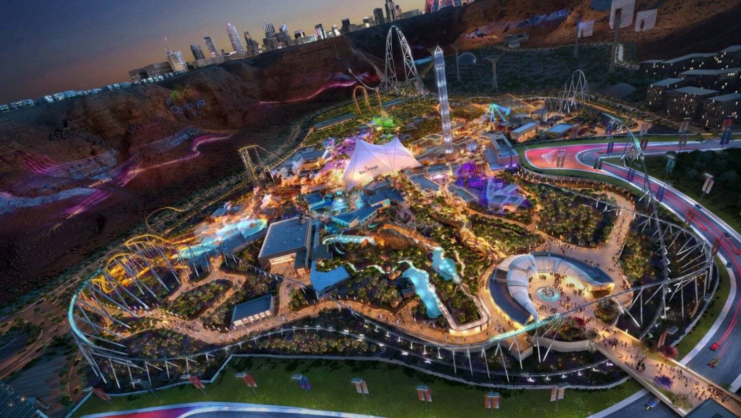 Located in Qiddiya City, Aquarabia will complement Six Flags Qiddiya City, the city's flagship theme park. SPA