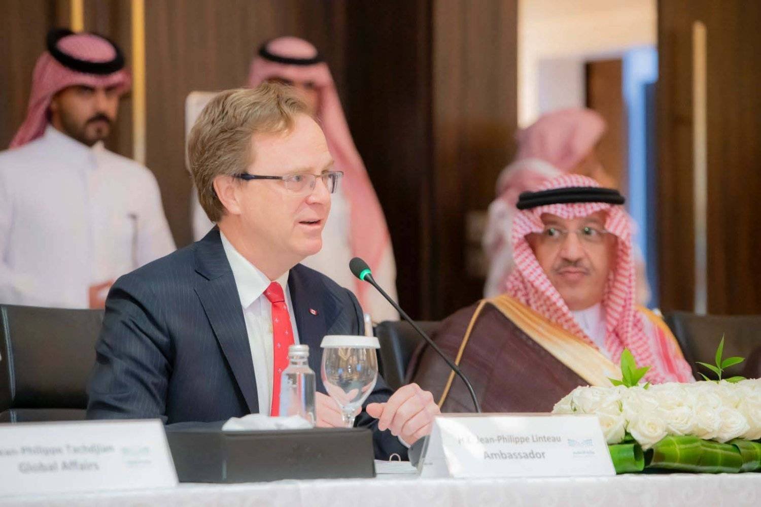 The Canadian ambassador said his country is working in partnership with Saudi Arabia to strengthen relations in the educational fields. (Asharq Al-Awsat) 