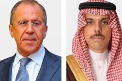 Saudi Minister of Foreign Affairs Faisal bin Farhan bin Abdullah, and Russian FM Sergei Lavrov.